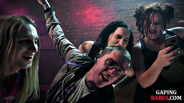 Horny lesbian fingered by her GF