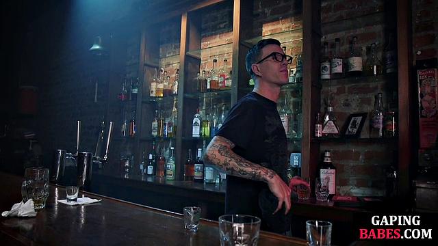 Horny lesbian fingered by her GF