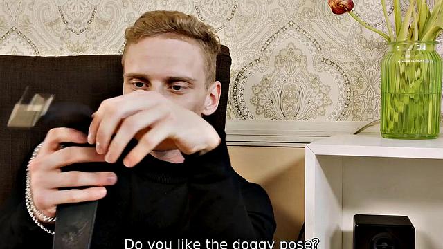 TUTOR4K. Looks like this big-tittied teacher was not fucked for a long time