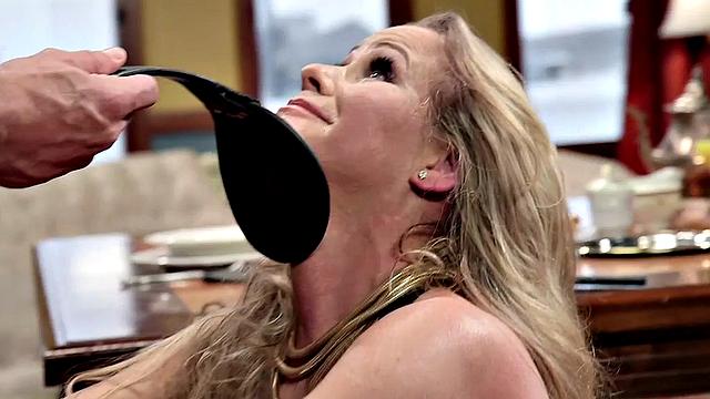 BDSM bitches drilled in threesome by nasty BDSM fucker