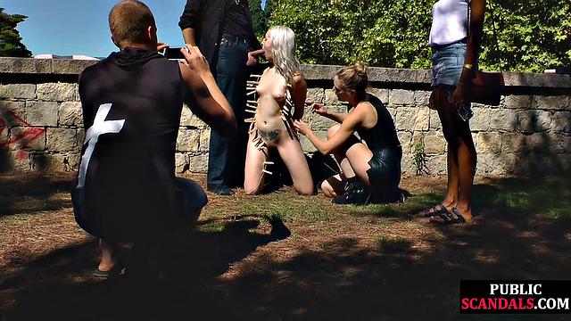 Public amateur bonded outdoors