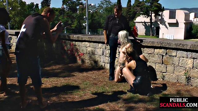 Public amateur bonded outdoors