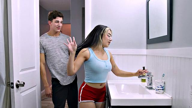 Hey stepsis feel like pizza and a movie?