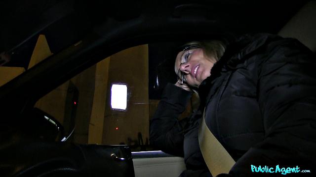 Blonde Desperate for a Ride