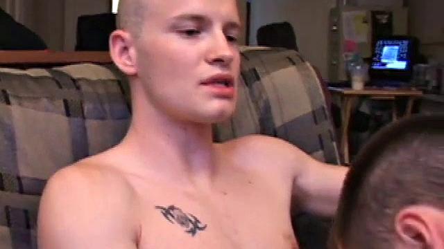 Lex and Gunner take turns on one lucky cock and somehow manage to keep a straight face