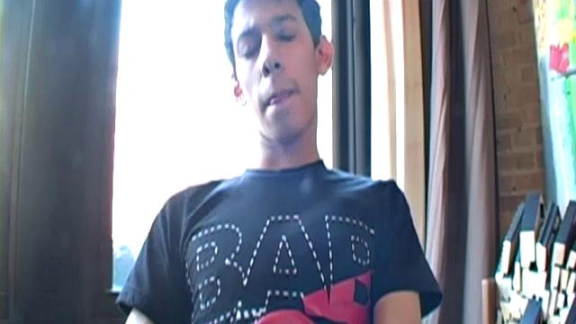 Meet 18 year old Brandon Cyler, a Latino super cutie from Chicago. He is 120 lbs, with black hair, brown eyes, a gorgeous 7 inch dick and the cutest, most smile you've ever seen. But in reality he's far from innocent.