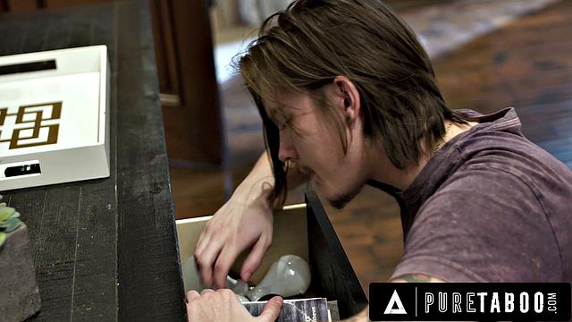 PURE TABOO Angry Lauren Phillips Catches Virgin Stepson Snooping Where He Shouldn't Be