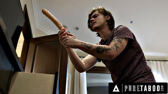 PURE TABOO Angry Lauren Phillips Catches Virgin Stepson Snooping Where He Shouldn't Be