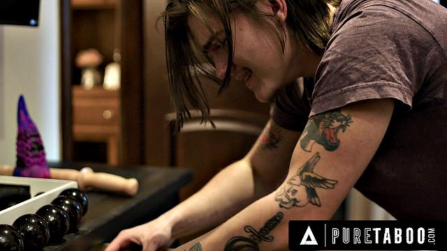 PURE TABOO Angry Lauren Phillips Catches Virgin Stepson Snooping Where He Shouldn't Be