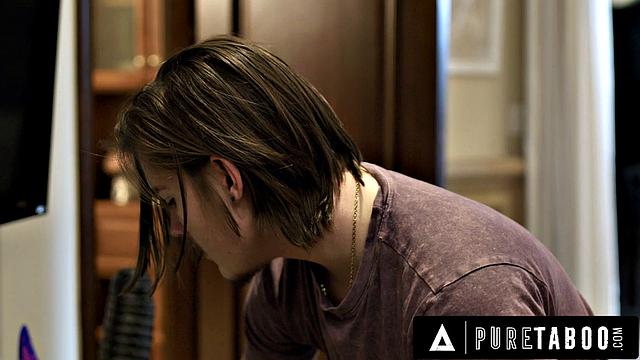 PURE TABOO Angry Lauren Phillips Catches Virgin Stepson Snooping Where He Shouldn't Be