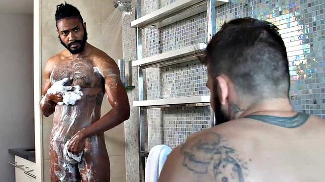 Bearded Guy Gets Fucked At Bathhouse