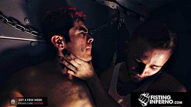 FistingInferno - Hot Stranger restrained & Fucked By Muscle