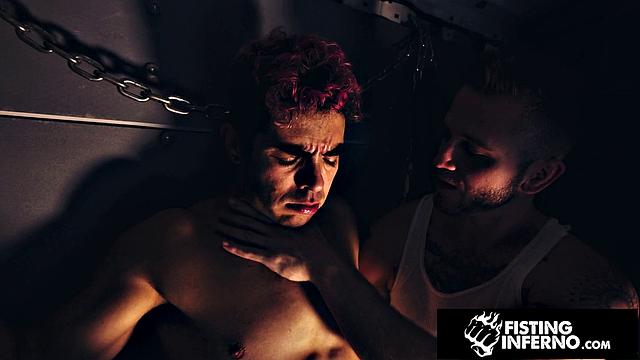 FistingInferno - Hot Stranger restrained & Fucked By Muscle