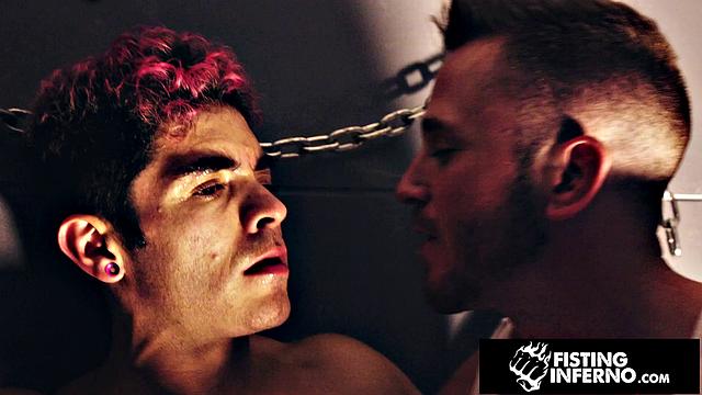 FistingInferno - Hot Stranger restrained & Fucked By Muscle