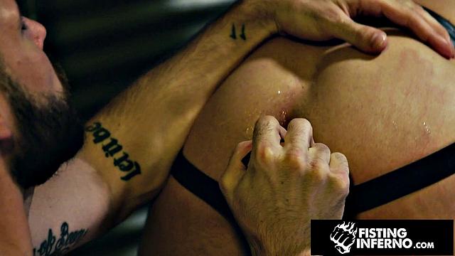 FistingInferno - Hot Stranger restrained & Fucked By Muscle