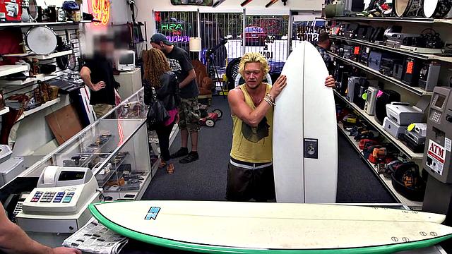 Real straight surfer bummed by hunk