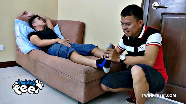 Alex and Rico Feet Fucking