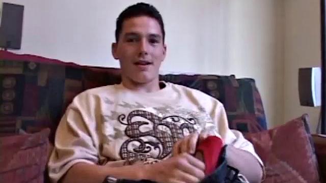 After rubbing their crotches Martin and TJ pull out their dicks and begin stroking. TJ grabs Martin's cock and starts playing with it, before going down on him. Of course, Martin likes what's happening and soon he's blowing TJ.