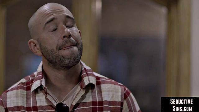 Stunning blonde doggy by her lover