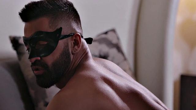 Watch this muscular ebony dude take his boyfriend's BBC bareback in the bedroom