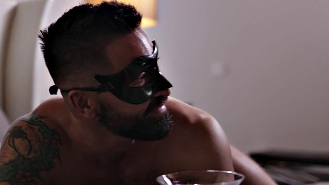 Watch this muscular ebony dude take his boyfriend's BBC bareback in the bedroom