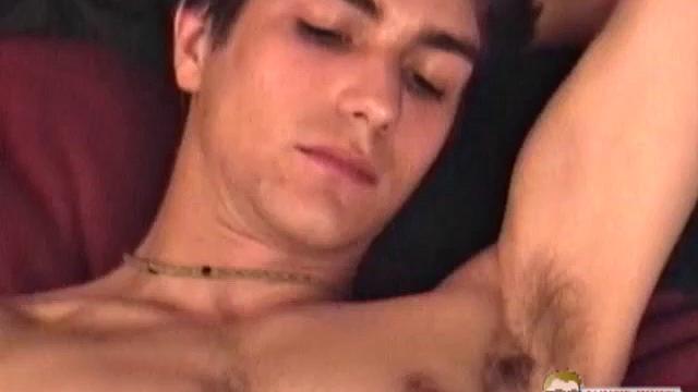 TJ returns for a short 10 minute jack off video. This 20 year old quickly strips down to his Scooby Doo boxers and goes for it. Only interested in getting off, there's no chit chat this time.