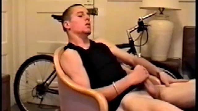Adam teases as he strips down and strokes his cock for the camera