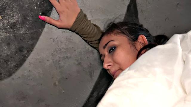 Watch Darcia Lee take a wild ride under a bridge and smile while getting pounded in doggystyle