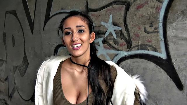 Watch Darcia Lee take a wild ride under a bridge and smile while getting pounded in doggystyle