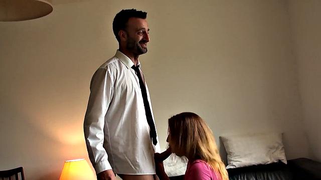 Surprise Love Child Paris Craves Daddy's Cock