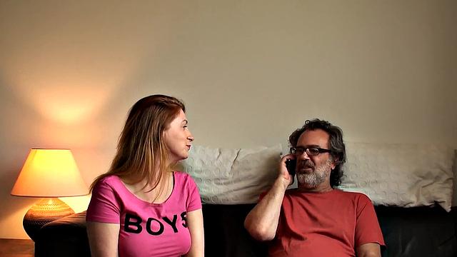 Surprise Love Child Paris Craves Daddy's Cock