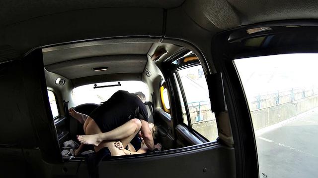 Sexy mature seduces driver