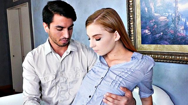 Redhead Gets Lubed And Fucked