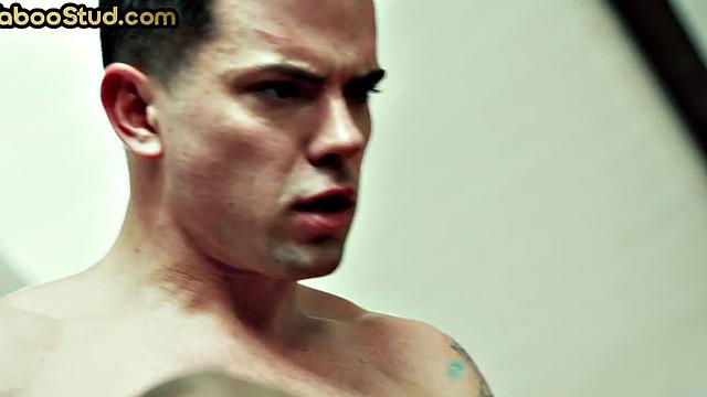 Taboo stud barebacks stepbrother and cums on his face