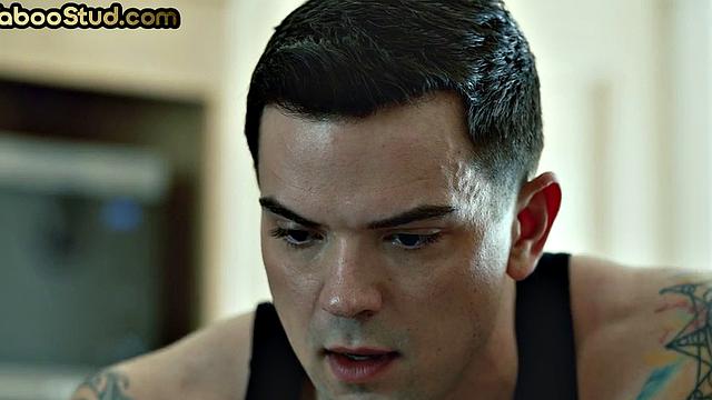 Taboo stud barebacks stepbrother and cums on his face