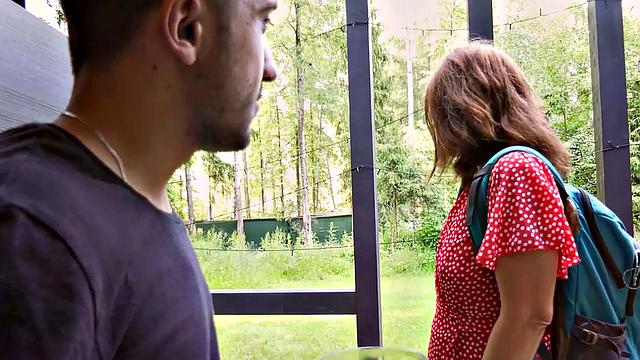 Smart forest ranger tricks mature lady into spontaneous affair