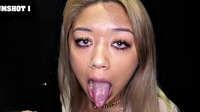 Gia Swallowing Cum - Yes!
