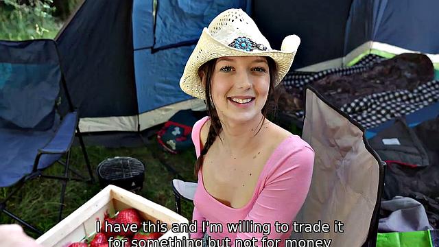 HUNT4K. Forest strawberry bet leads to a fire ride