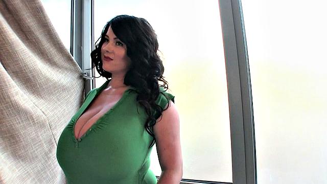 Rachel Aldana - Green Tight Shirt