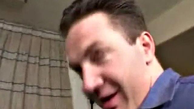 Teen slut gives a horny blowjob