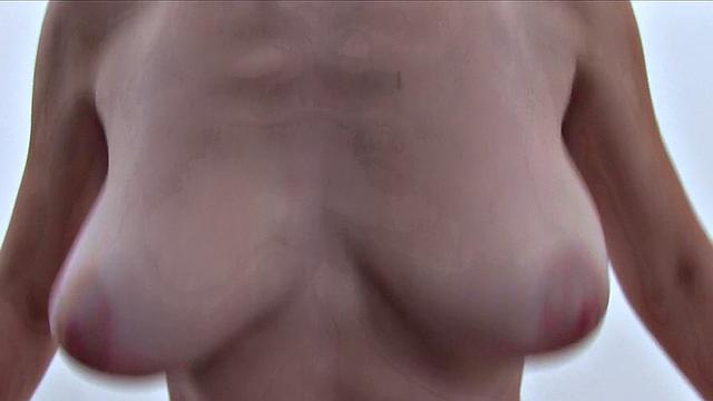 Naughty tattooed teen with big tits fucks in photo studio with doggystyle outdoor action