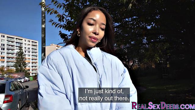 Amateur latina riding stranger