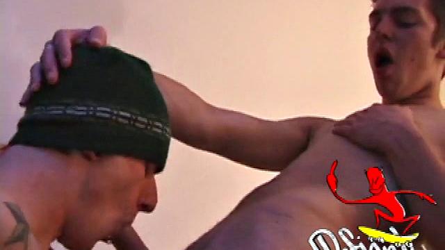 While these 4 horny friends are watching porn, their pants come off and soon each is eated on the sofa with cock in hand. Alex Taylor gets with the program and begins blowing Brady Walker, as Torque takes Casper Cox in his mouth.