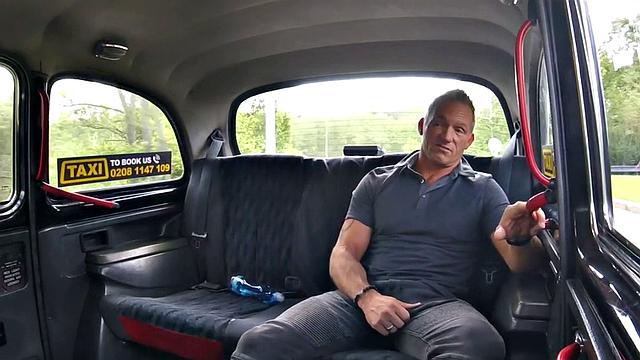 Curvy MILF cabbie gets her trimmed pussy licked & squirts before getting drilled hard