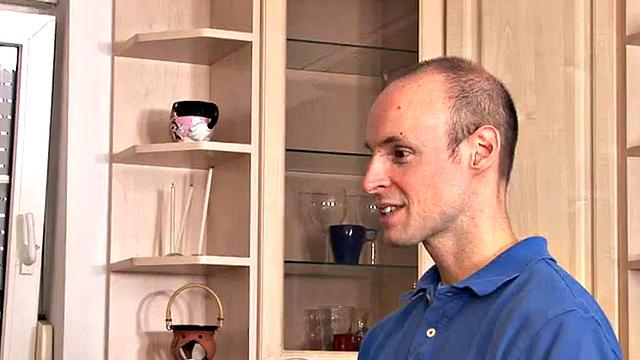 CFNM babes peg guy ass in 3some with strapon