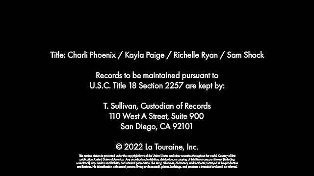 Sexy Professors Charli Phoenix, Kayla Paige, and Richelle Ryan give their student the time of his life in class