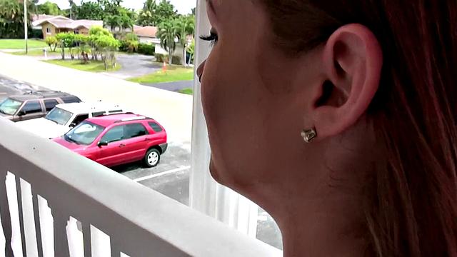 Watch how this bald babe goes wild with a hard cock