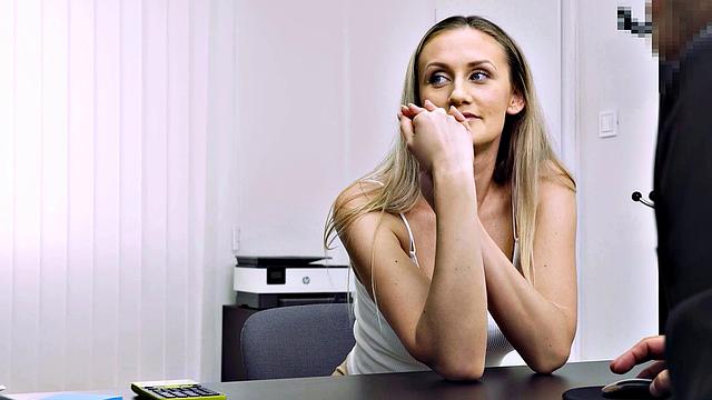 LOAN4K. Woman is excited so much that gets humped by the moneylender