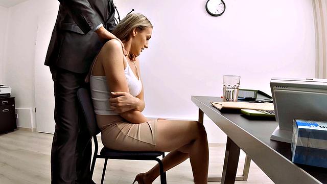 LOAN4K. Woman is excited so much that gets humped by the moneylender