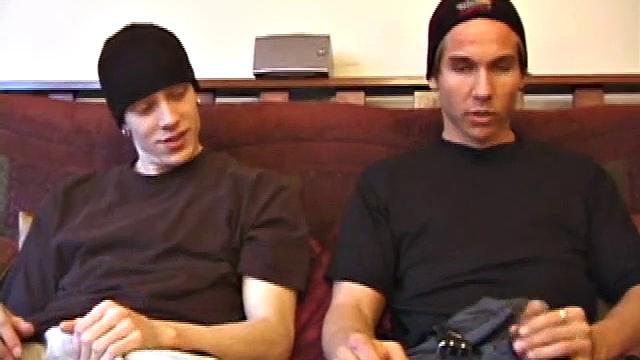 Shane and Brock go down hard on thick cock together